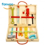 wooden tool box workbench toy